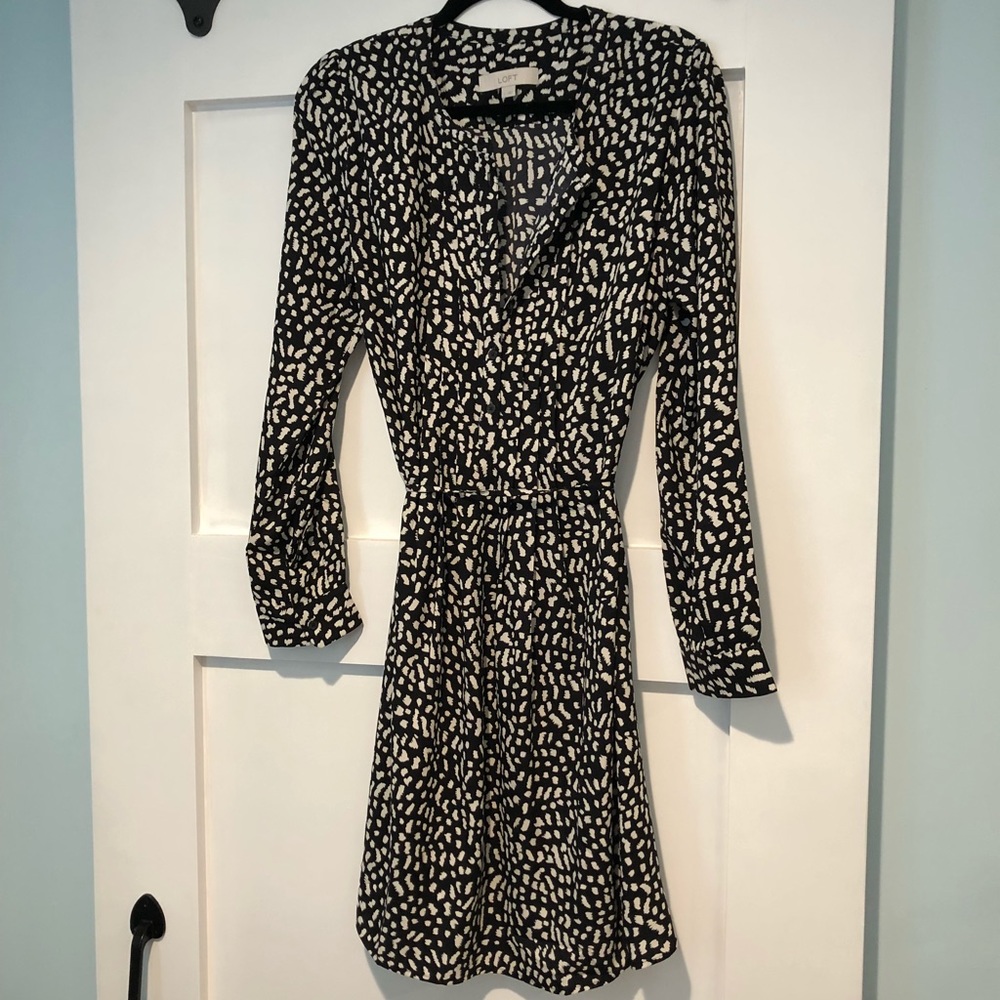 LOFT Long Sleeve Dress